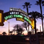 santa monica pier sign