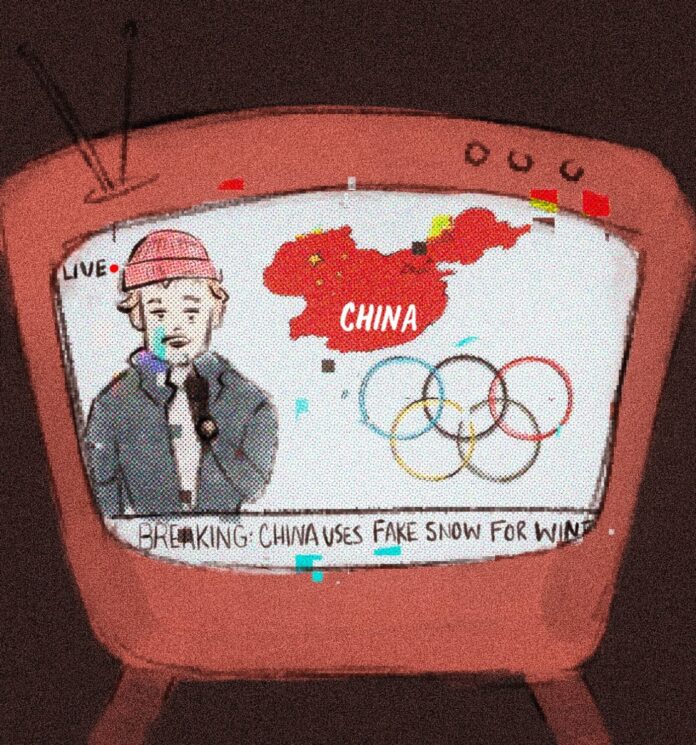 Basnayake_WinterOlympics Winter Olympics art