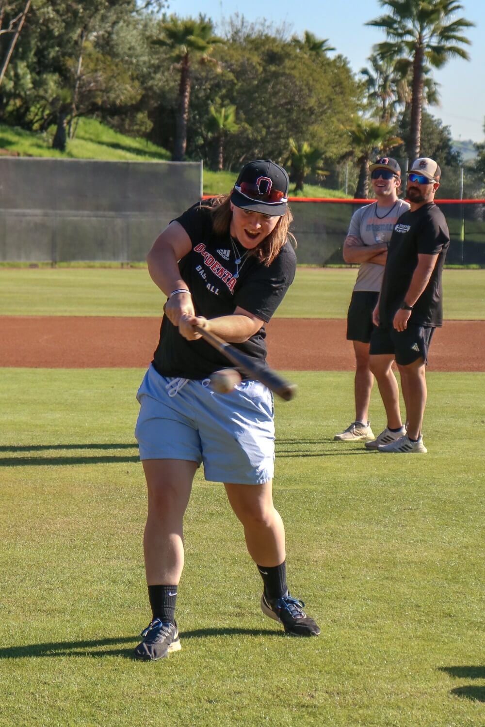 Paloma Benach batting