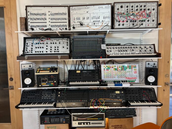 vintage analog synthesizers and electronic music gear
